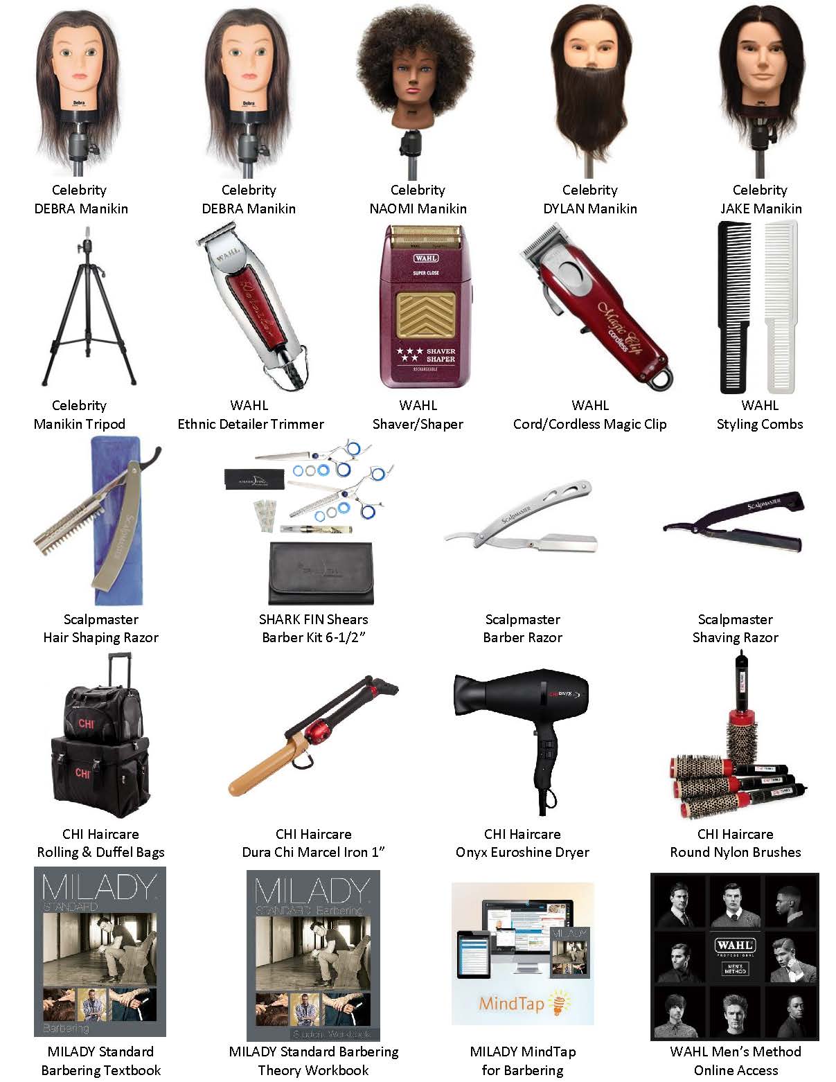 barbering kit for college